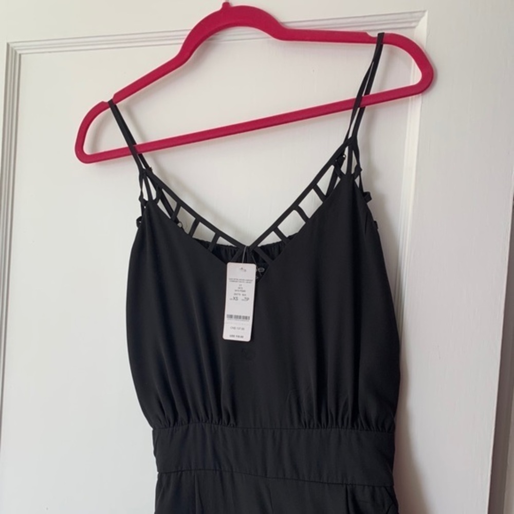 NWT! Bebe Black Jumpsuit
